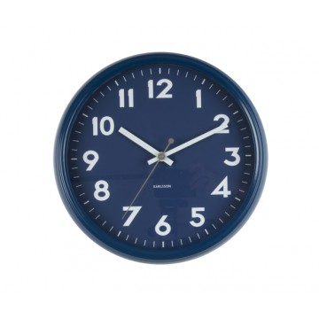Nástenné hodiny KA5610BL, Karlsson, Badge, 38cm Nástenné hodiny KA5610BL, Karlsson, Badge, 38cm