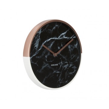 Nástenné hodiny KA5605BK, Karlsson, Marble Delight, 30cm
