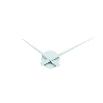 Nástenné hodiny Karlsson 4348WH, Little Big Time, biele 45cm
