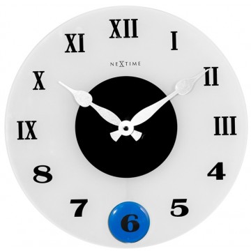 Nástenné kyvadlové hodiny 8635 Nextime Milano Color 35cm