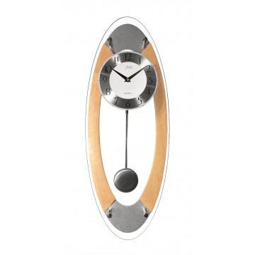 Nástenné kyvadlové hodiny JVD N16024/68, 60cm