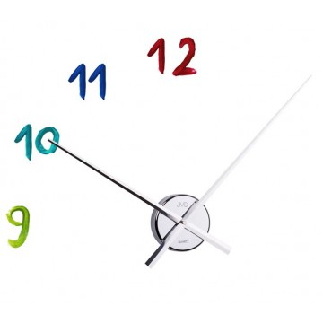 Nástenné hodiny JVD HB14, Chróm, 70cm Nástenné hodiny JVD HB14, Chróm, 70cm