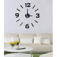 Nalepovacie nástenné hodiny, HM02, 50cm
