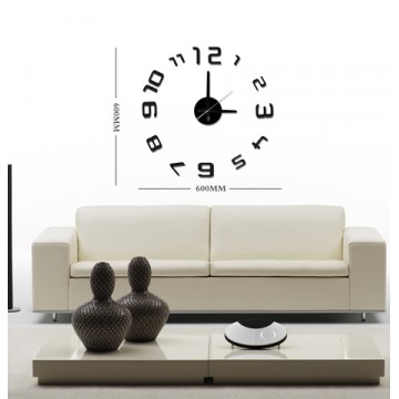 Nalepovacie nástenné hodiny, HM26, 60cm