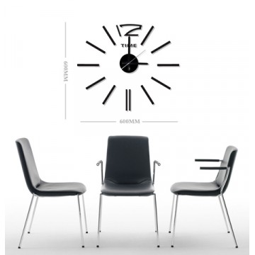 Nalepovacie nástenné hodiny, HM28, 60cm