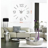 Nalepovacie nástenné hodiny, HM01S, 60cm