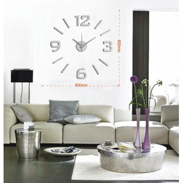 Nalepovacie nástenné hodiny, HM01S, 60cm
