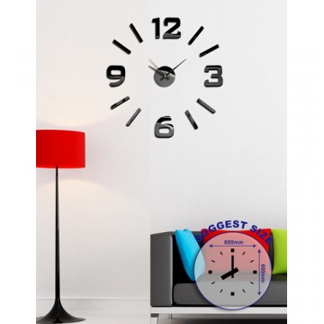 Nalepovacie nástenné hodiny, HM01B, 60cm Nalepovacie nástenné hodiny, HM01B, 60cm