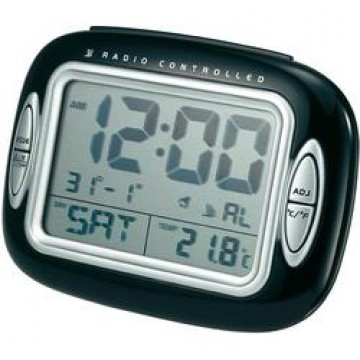 Rádiom riadený cestovný budík 13cm Rádiom riadený cestovný budík 13cm