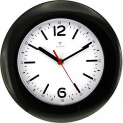 Rádiom riadené hodiny MPM, 2953.90 - čierna, 25cm