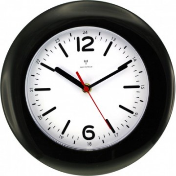 Rádiom riadené hodiny MPM, 2953.90 - čierna, 25cm
