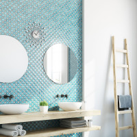 Diamantové dizajnové nástenné hodiny RD45180, 33cm