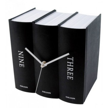 Stolové hodiny Karlsson Kniha 4283 20 cm