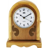 Stolové hodiny MPM, 2696.53 - svetlé drevo, 21cm Stolové hodiny MPM, 2696.53 - svetlé drevo, 21cm