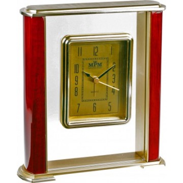 Stolové hodiny MPM, 2837.55 - gaštan, 17cm