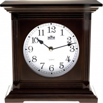 Stolové hodiny MPM, 2705.54 - tmavé drevo, 26cm Stolové hodiny MPM, 2705.54 - tmavé drevo, 26cm