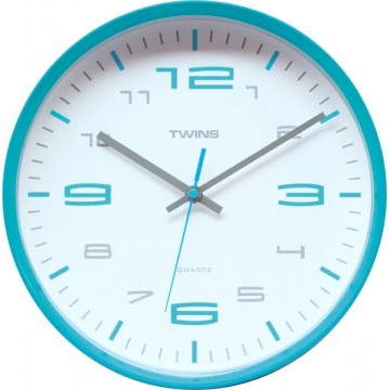 Twins hodiny 10512 blue 30cm Twins hodiny 10512 blue 30cm