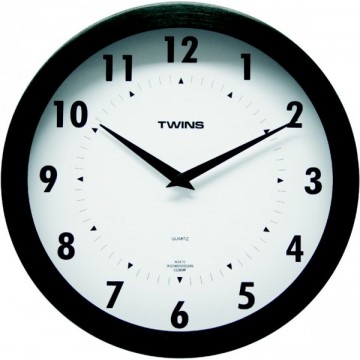 Twins hodiny 2410 black 25cm Twins hodiny 2410 black 25cm