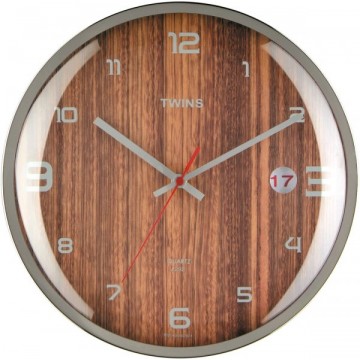 Twins hodiny 292 wenge 30cm Twins hodiny 292 wenge 30cm