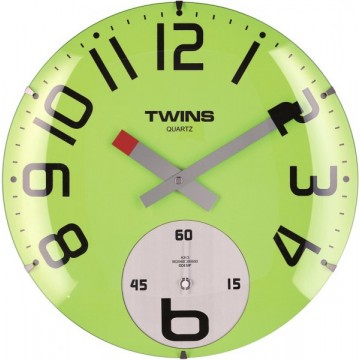 Twins hodiny 363 zelené 35cm