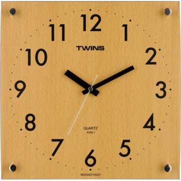 Twins hodiny na stenu 292 natur 30cm Twins hodiny na stenu 292 natur 30cm