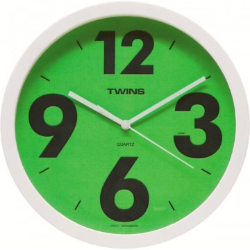 Twins nástenné hodiny 903 zelené 26cm Twins nástenné hodiny 903 zelené 26cm