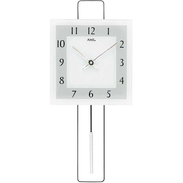 Kyvadlové hodiny 7504 AMS riadené rádiovým signálom 44cm Kyvadlové hodiny 7504 AMS riadené rádiovým signálom 44cm