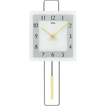 Kyvadlové hodiny 7505 AMS riadené rádiovým signálom 44cm Kyvadlové hodiny 7505 AMS riadené rádiovým signálom 44cm
