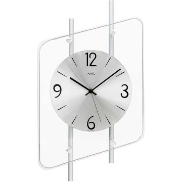 Nástenné hodiny riadené rádiovým signálom 5582 AMS 45cm Nástenné hodiny riadené rádiovým signálom 5582 AMS 45cm