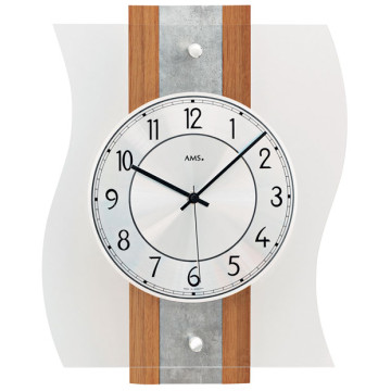 Dizajnové nástenné hodiny 5537 AMS 36cm