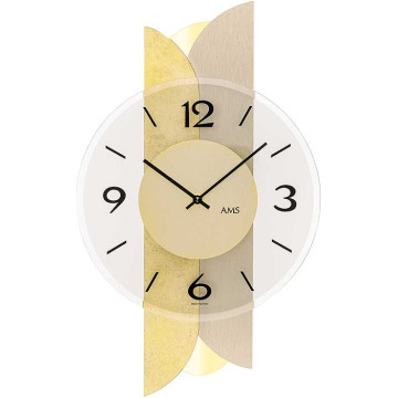 Dizajnové nástenné hodiny 9643 AMS 45cm Dizajnové nástenné hodiny 9643 AMS 45cm