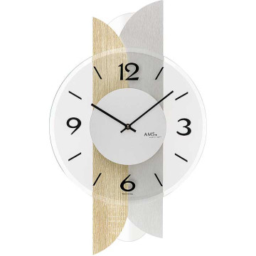 Dizajnové nástenné hodiny 9667 AMS 45cm Dizajnové nástenné hodiny 9667 AMS 45cm