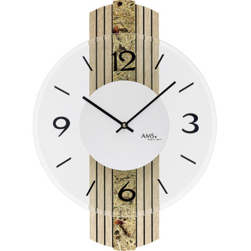 Dizajnové nástenné hodiny 9674 AMS 38cm