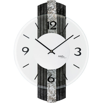 Dizajnové nástenné hodiny 9676 AMS 38cm