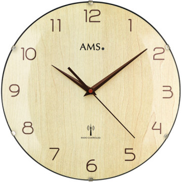 Rádiom riadené nástenné hodiny AMS 5557, 32 cm Rádiom riadené nástenné hodiny AMS 5557, 32 cm