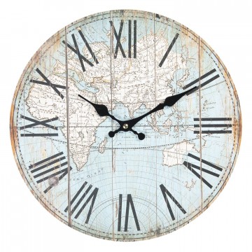 Nástenné hodiny Clayre & EEF, 6KL0540, 34cm