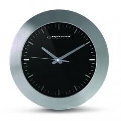 Nástenné hodiny ESPA HOU011K, čierne 25cm Nástenné hodiny ESPA HOU011K, čierne 25cm