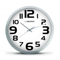 Nástenné hodiny ESPA ZUR013W, biele 25cm