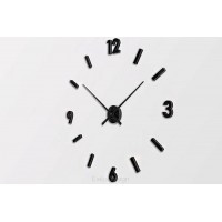 Nástenné hodiny ExitDesign Extender 668B, čierne 70-100cm Nástenné hodiny ExitDesign Extender 668B, čierne 70-100cm