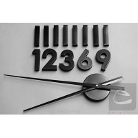 Nástenné hodiny ExitDesign Extender 668B, čierne 70-100cm Nástenné hodiny ExitDesign Extender 668B, čierne 70-100cm