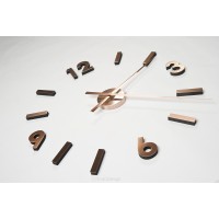 Nástenné hodiny ExitDesign Extender 668CO, medené 70-100cm