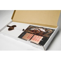 Nástenné hodiny ExitDesign Extender 668CO, medené 70-100cm