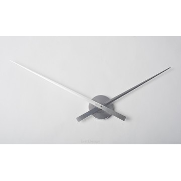 Nástenné hodiny ExitDesign No Face 668SOL, brúsený hliník, 90cm