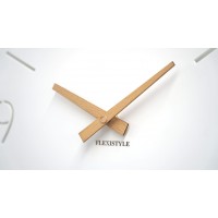 Nástenné akrylové hodiny Slim Flex z111a-2-dx, 30 cm, biele
