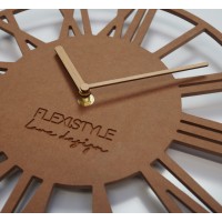 Nástenné hodiny Loft Piccolo bronze Flex z219-9a-dx, 30 cm