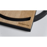 Dubové nástenné hodiny Wood oak 2 Flex z215-1d-1-x v, 32 cm