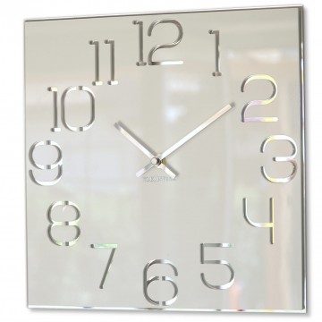 Nástenné akrylové hodiny Digit Flex z120-2-0-x, 30 cm, biele Nástenné akrylové hodiny Digit Flex z120-2-0-x, 30 cm, biele