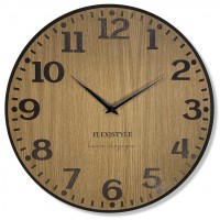 Drevené nástenné hodiny Elegante Flex z227-1d-1-x tmavohnedé, 50 cm Drevené nástenné hodiny Elegante Flex z227-1d-1-x tmavohnedé, 50 cm