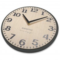 Drevené nástenné hodiny Elegante Flex z227-1d2-1-x svetlohnedé, 30 cm