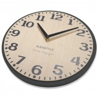 Drevené nástenné hodiny Elegante Flex z227-1d2-1-x svetlohnedé, 30 cm